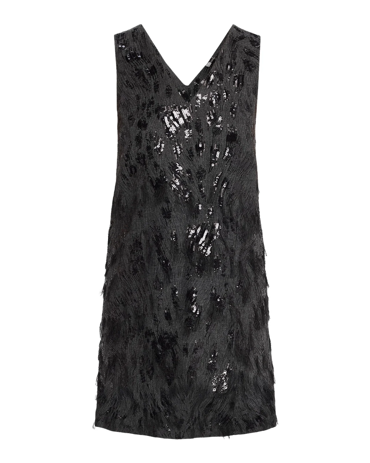Animalier Sequin V-Neck Mini Dress Animalier Sequin V-Neck Mini Dress