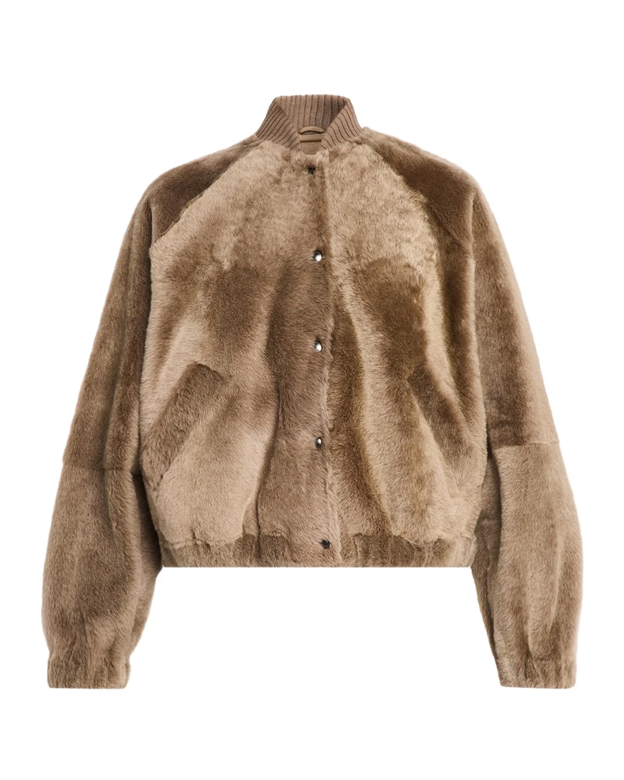 Velour Lamb Shearling Bomber Jacket Velour Lamb Shearling Bomber Jacket
