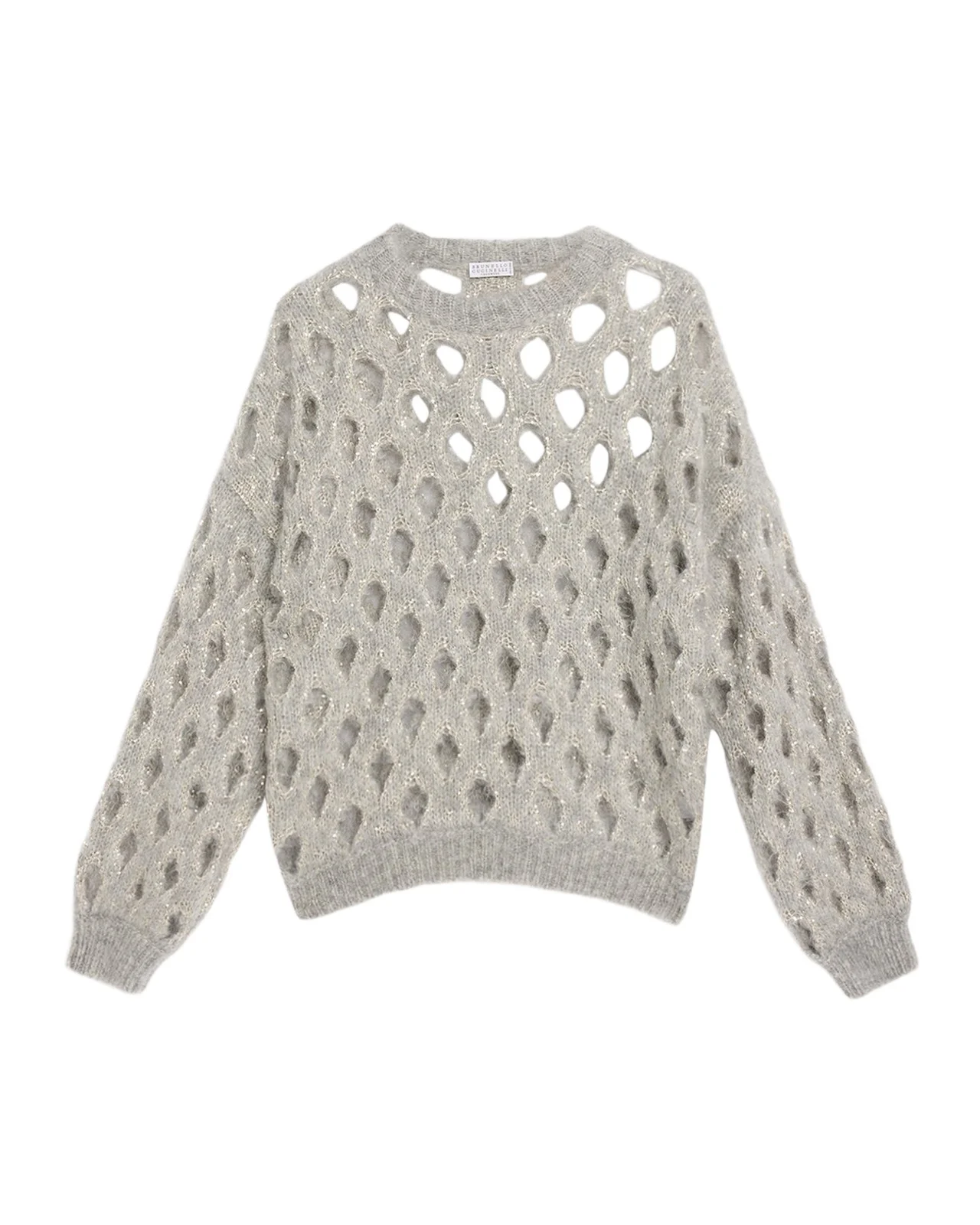 Mohair Diamante Openwork Sweater Mohair Diamante Openwork Sweater