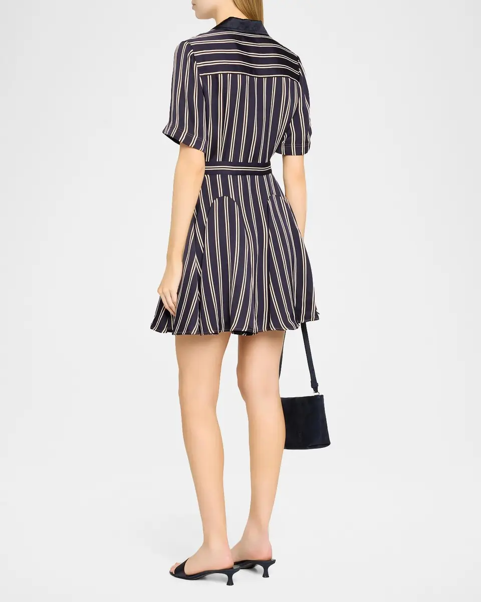 Jason Wu Collection Striped Short-Sleeve Mini Shirtdress | Thumbnail 3 Jason Wu Collection Striped Short-Sleeve Mini Shirtdress | Thumbnail 3
