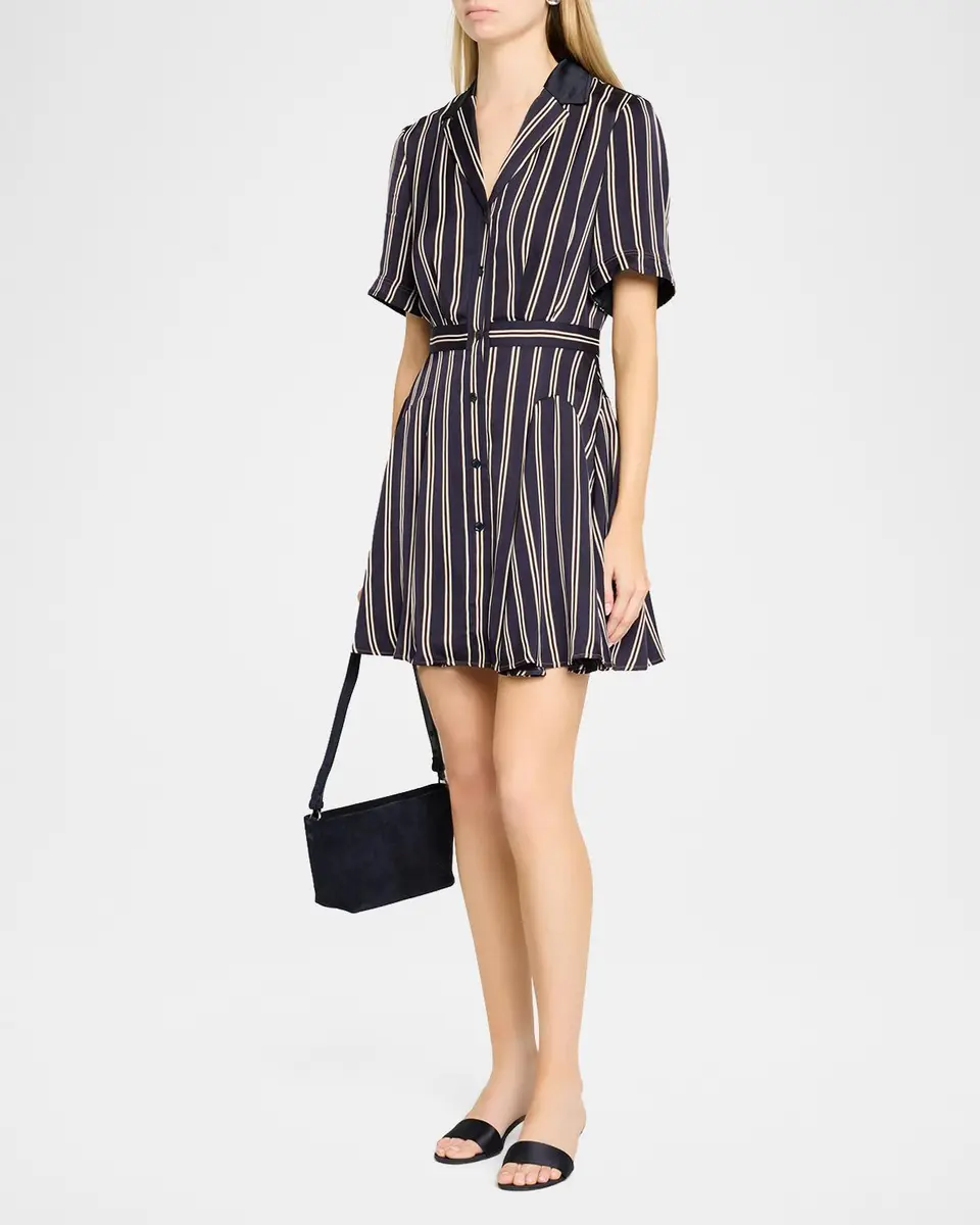 Jason Wu Collection Striped Short-Sleeve Mini Shirtdress | Thumbnail 4 Jason Wu Collection Striped Short-Sleeve Mini Shirtdress | Thumbnail 4