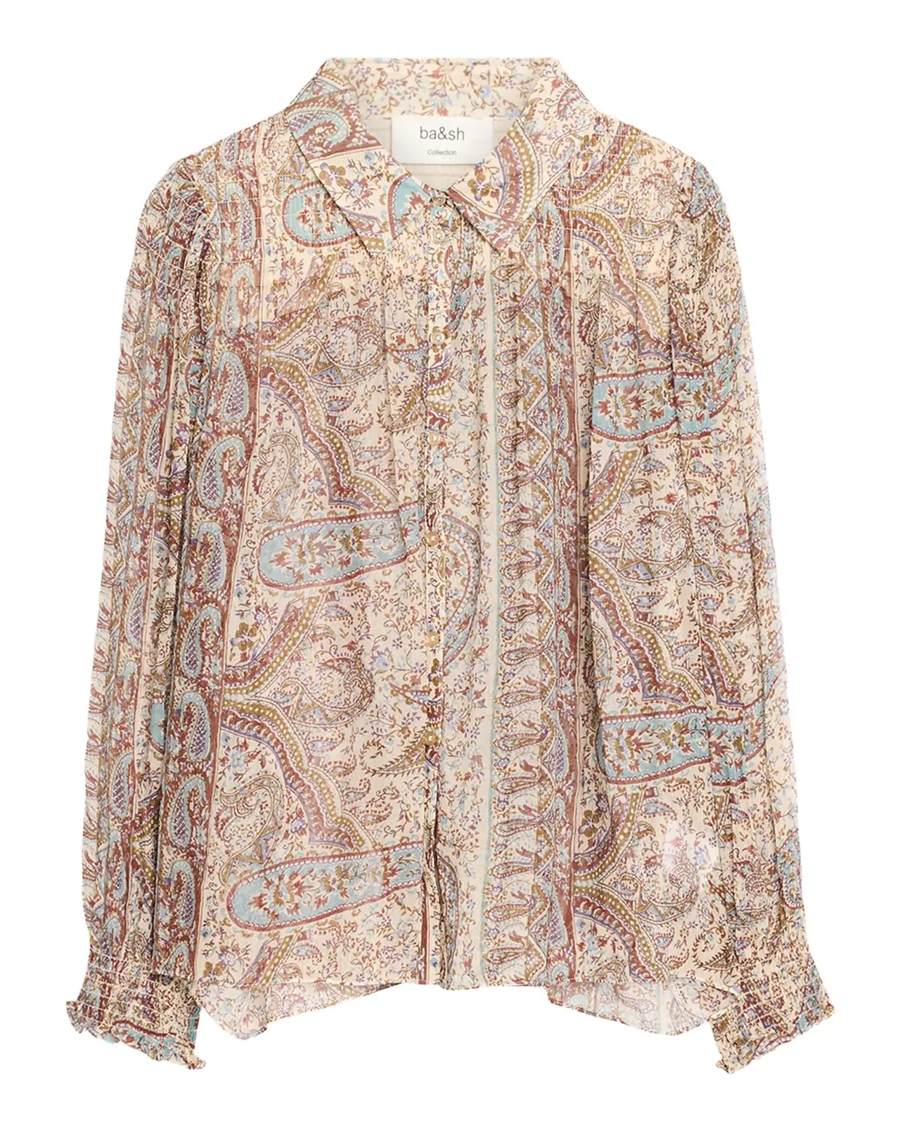 Ba&sh Cleo Paisley Print Shirt