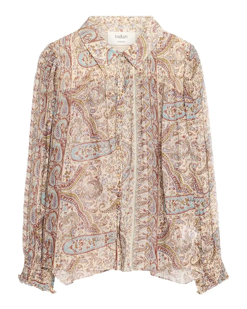 Ba&sh Cleo Paisley Print Shirt