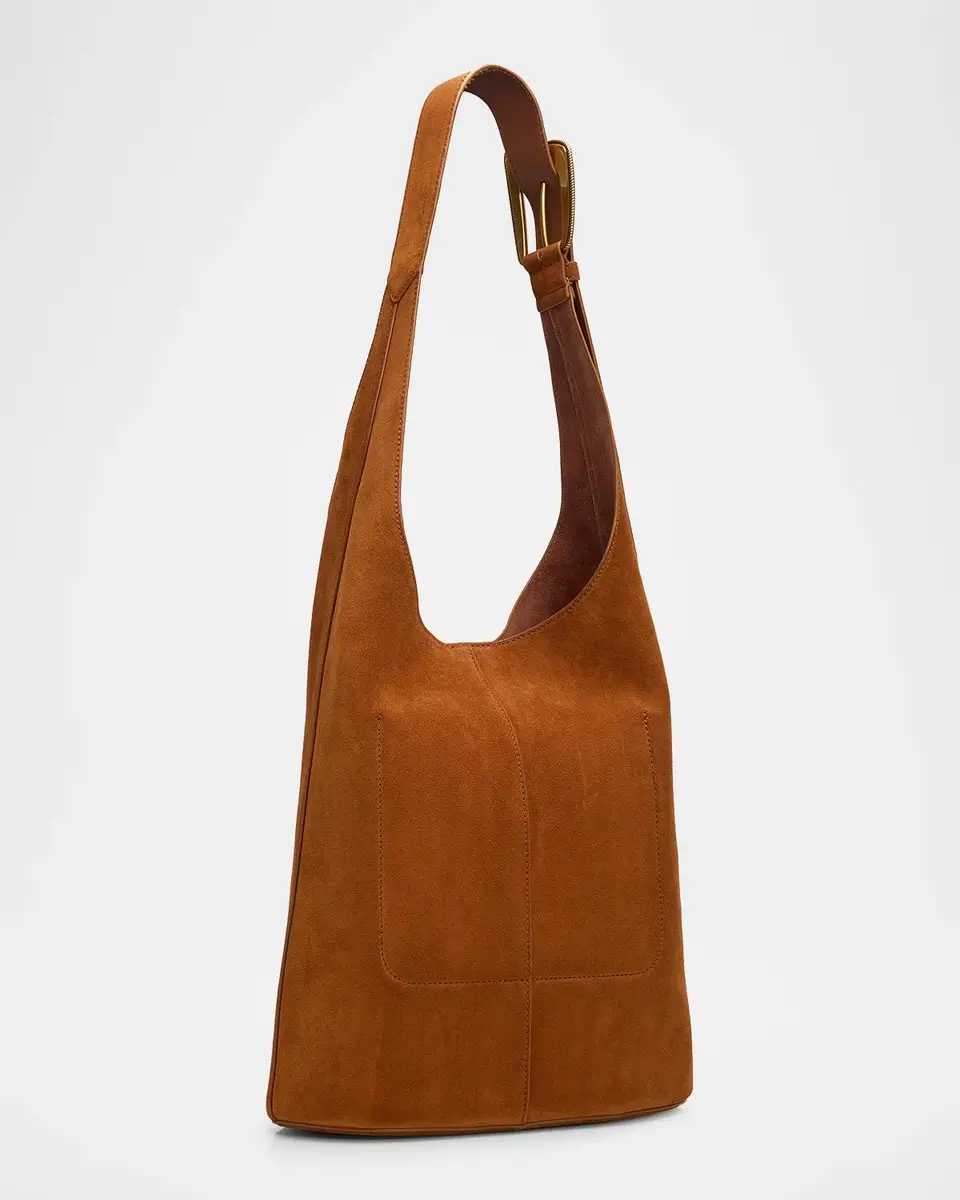 Veronica Beard Loop Large Suede Shoulder Bag | Thumbnail 2 Veronica Beard Loop Large Suede Shoulder Bag | Thumbnail 2