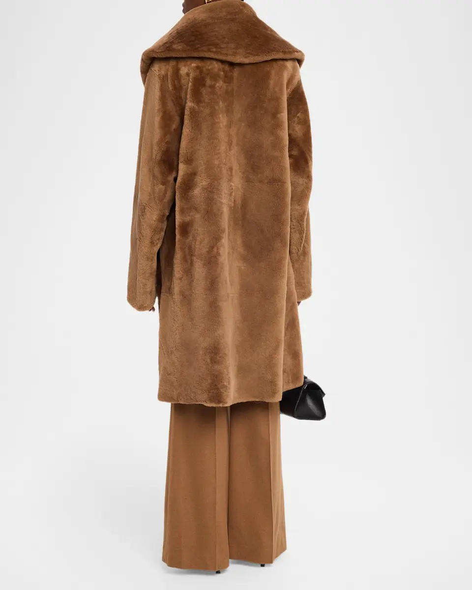 Lafayette 148 New York Oversized Reversible Shearling Coat | Thumbnail 3 Lafayette 148 New York Oversized Reversible Shearling Coat | Thumbnail 3