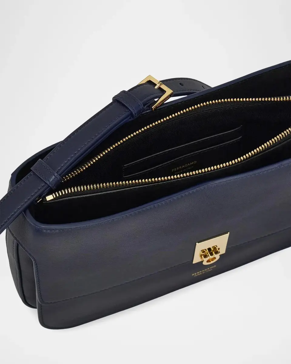 Ferragamo Cara Extra-Small Leather Shoulder Bag | Thumbnail 4