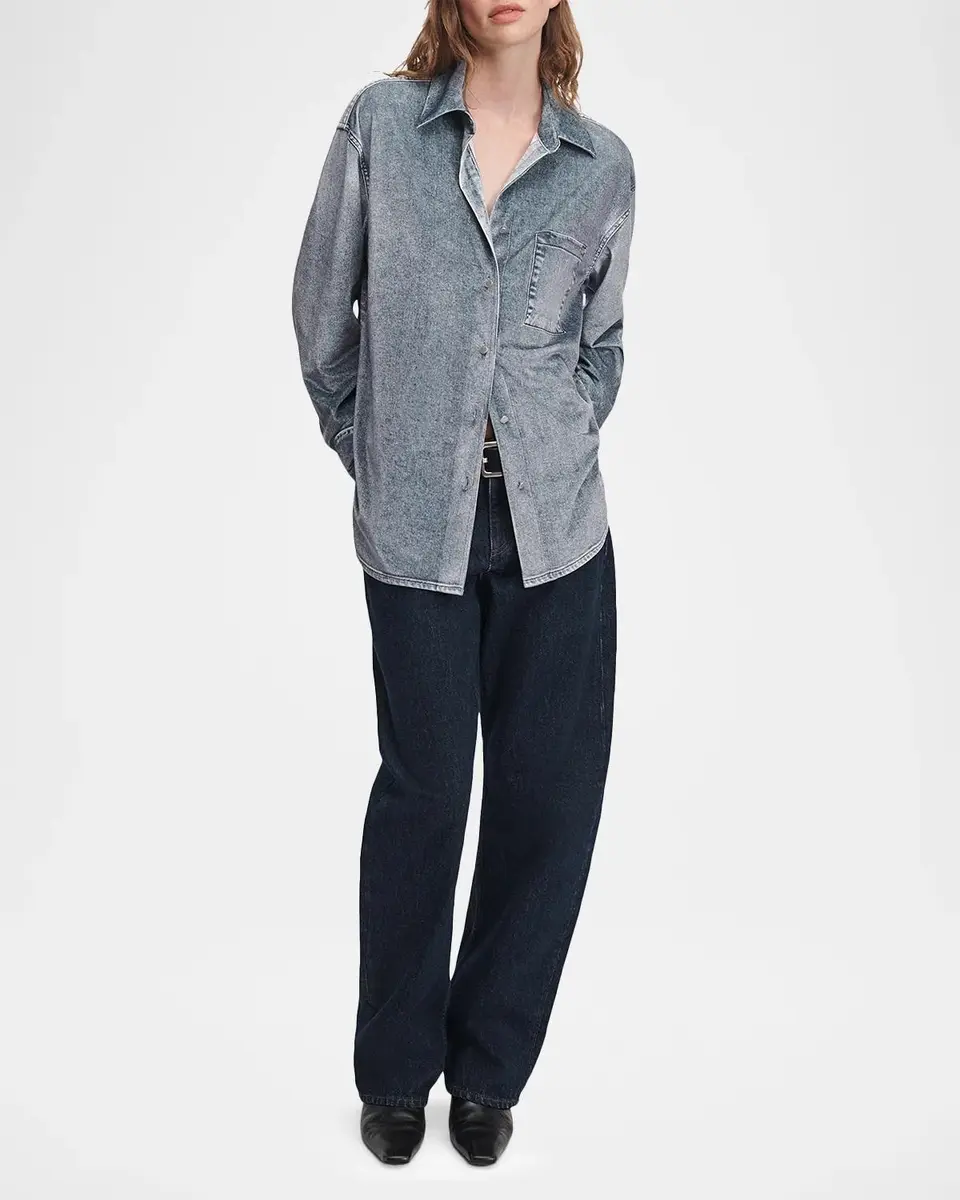 rag & bone Connie Miramar Velvet Shirt | Thumbnail 2 rag & bone Connie Miramar Velvet Shirt | Thumbnail 2