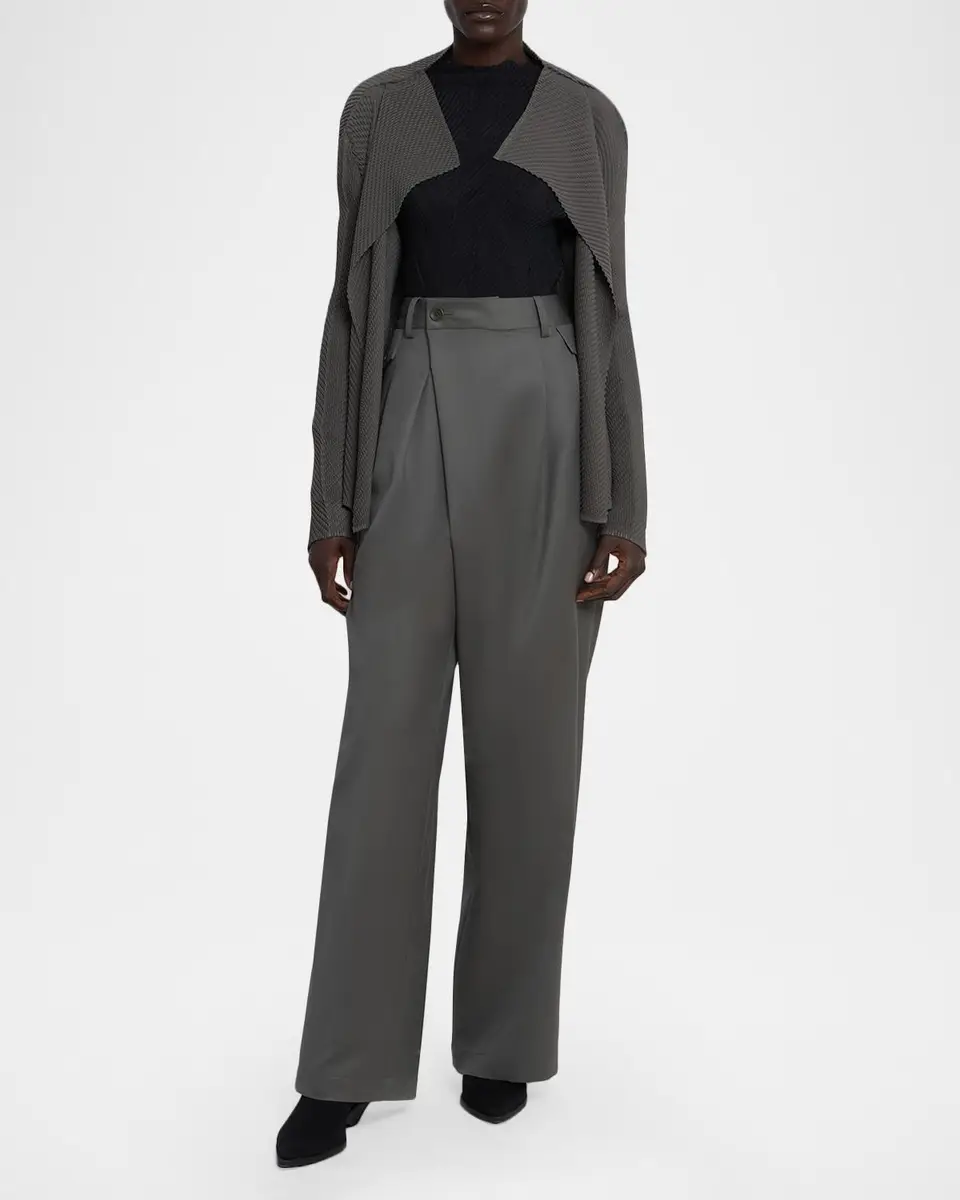 Issey Miyake Misty Pleats Open Cardigan | Thumbnail 2
