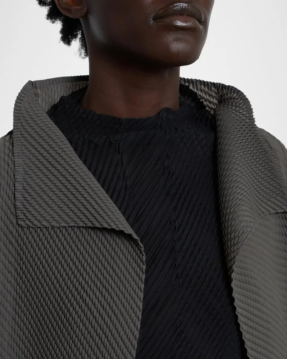 Issey Miyake Misty Pleats Open Cardigan | Thumbnail 5
