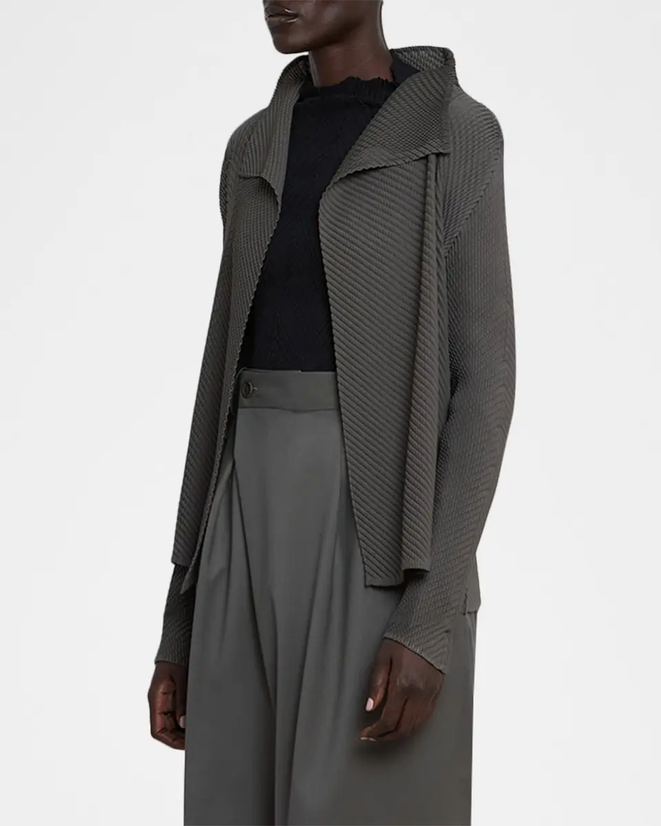 Issey Miyake Misty Pleats Open Cardigan | Thumbnail 6