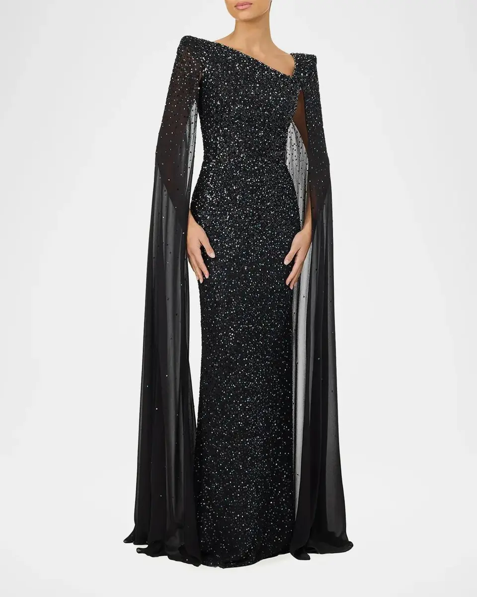 Jenny Packham Twilight Embellished Gown | Thumbnail 2 Jenny Packham Twilight Embellished Gown | Thumbnail 2