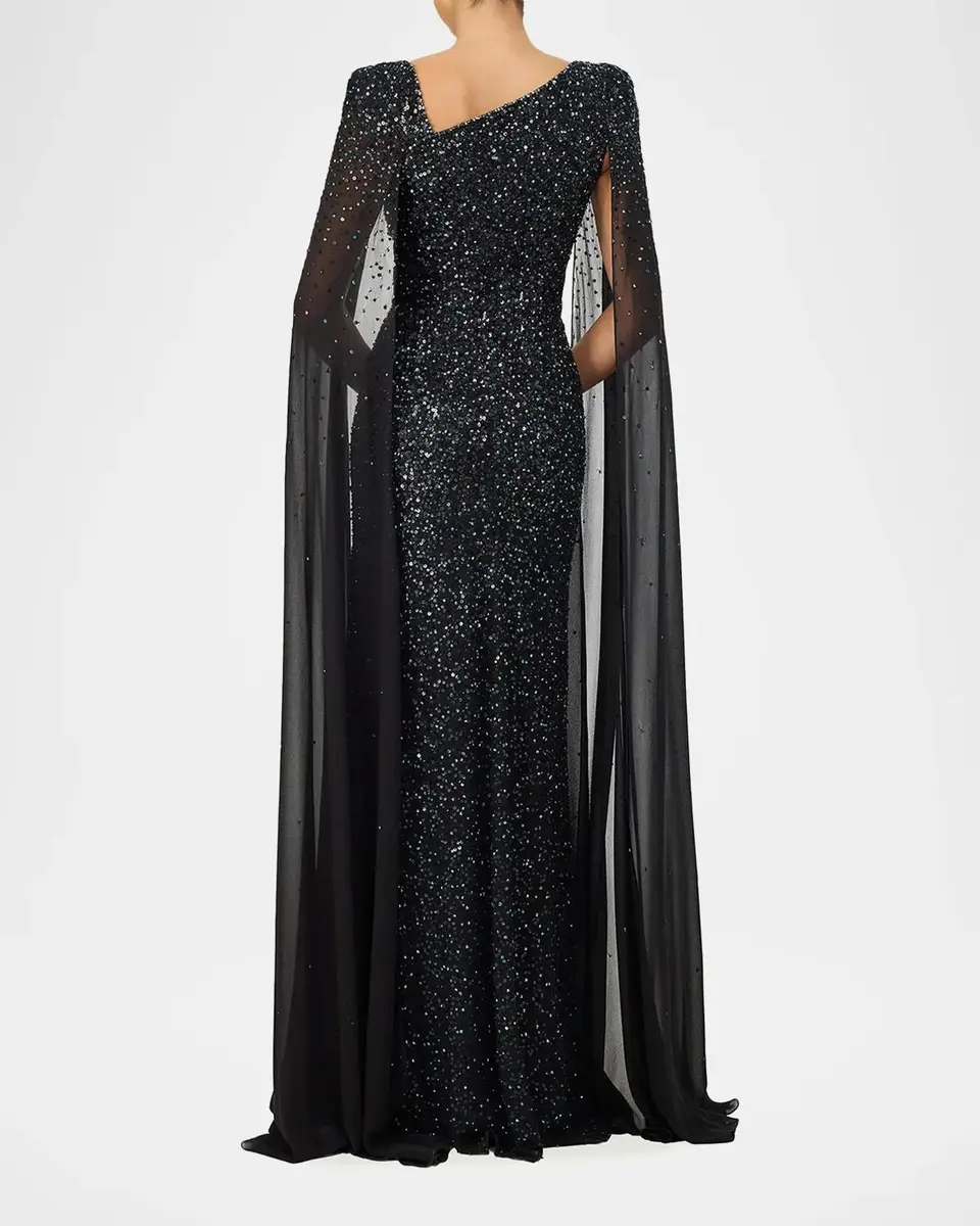 Jenny Packham Twilight Embellished Gown | Thumbnail 3 Jenny Packham Twilight Embellished Gown | Thumbnail 3