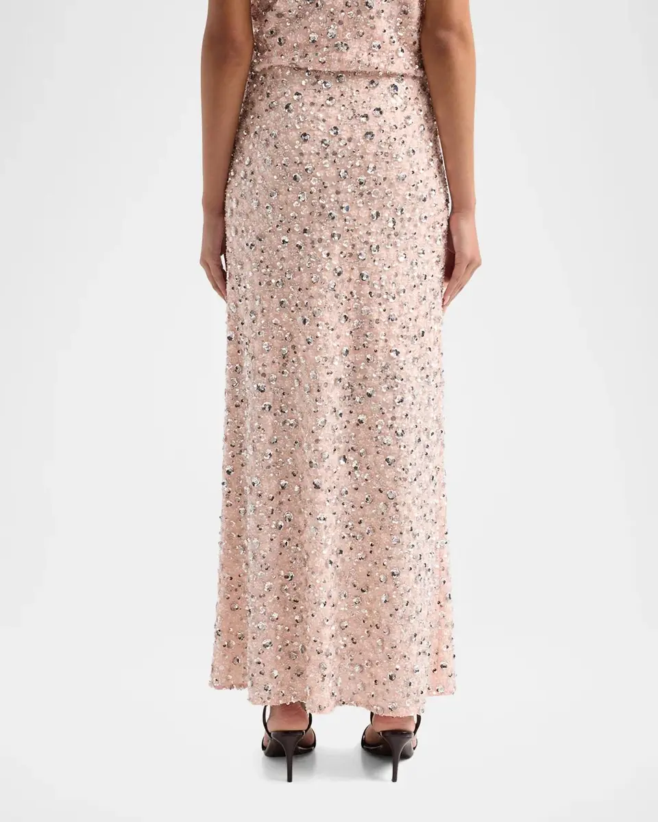 Rabanne Embellished Maxi Skirt | Thumbnail 3