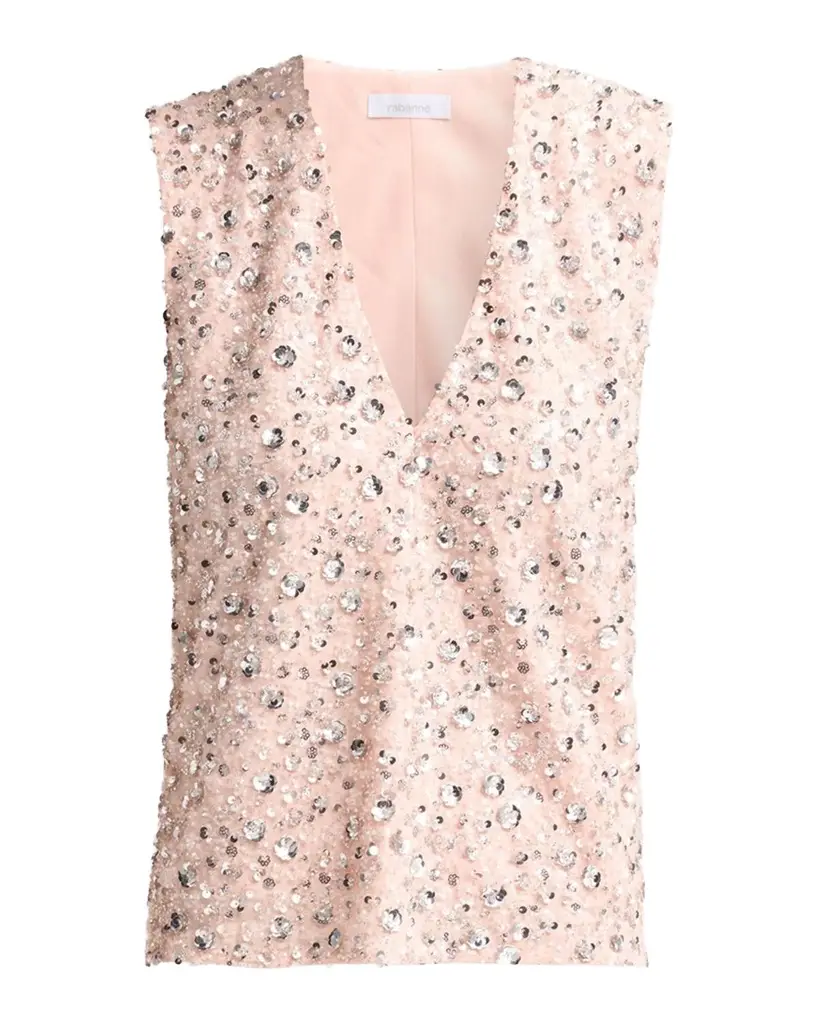 Embellished V-Neck Top Embellished V-Neck Top