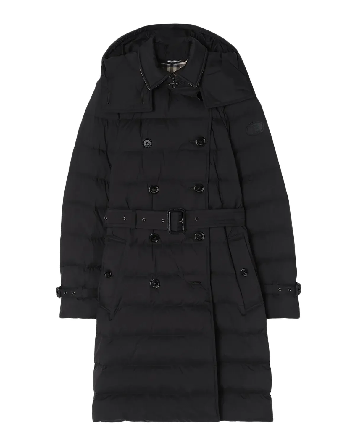 Burberry Audley Mid-Length Nylon Puffer Coat