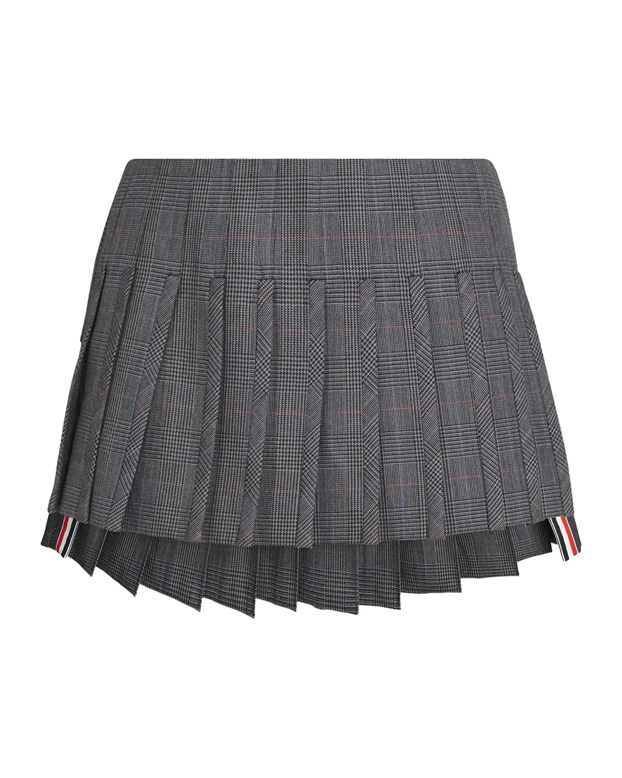Thom Browne Pleated Virgin Wool Midi Skirt