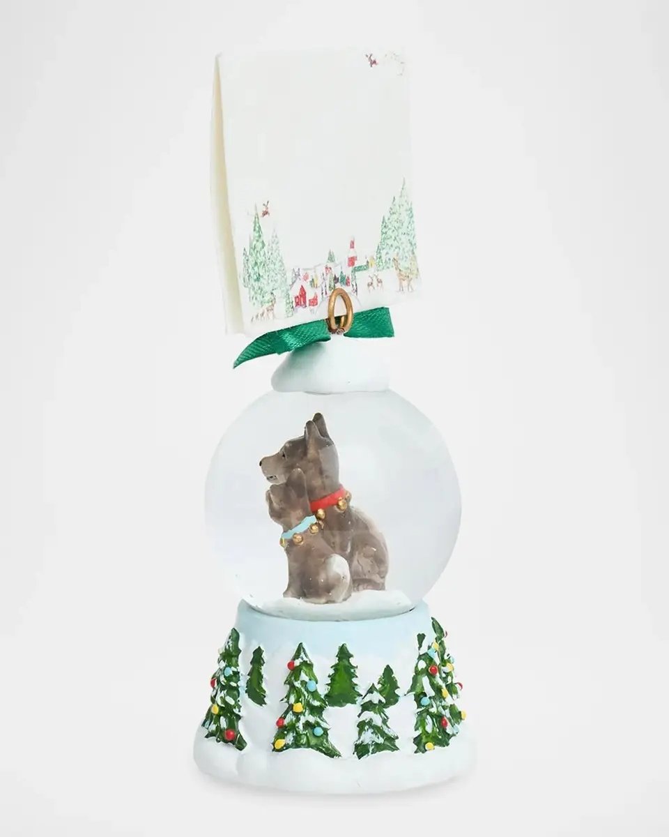 Juliska Berry & Thread North Pole Husky Snow Globe Place Card Holder | Thumbnail 3 Juliska Berry & Thread North Pole Husky Snow Globe Place Card Holder | Thumbnail 3