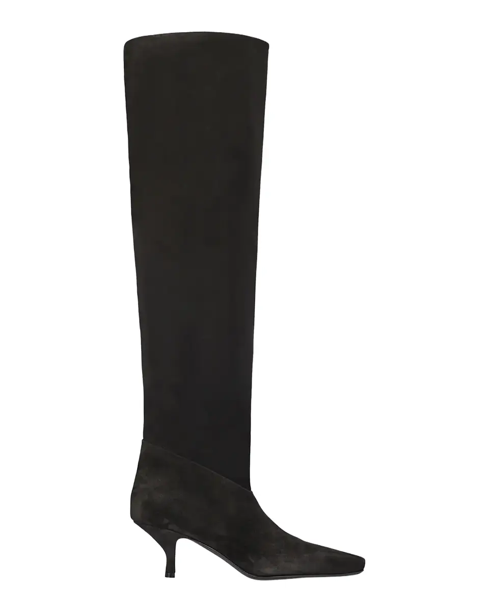 Paris Texas Rose 60MM Suede Over-The-Knee Boots | Thumbnail 2 Paris Texas Rose 60MM Suede Over-The-Knee Boots | Thumbnail 2