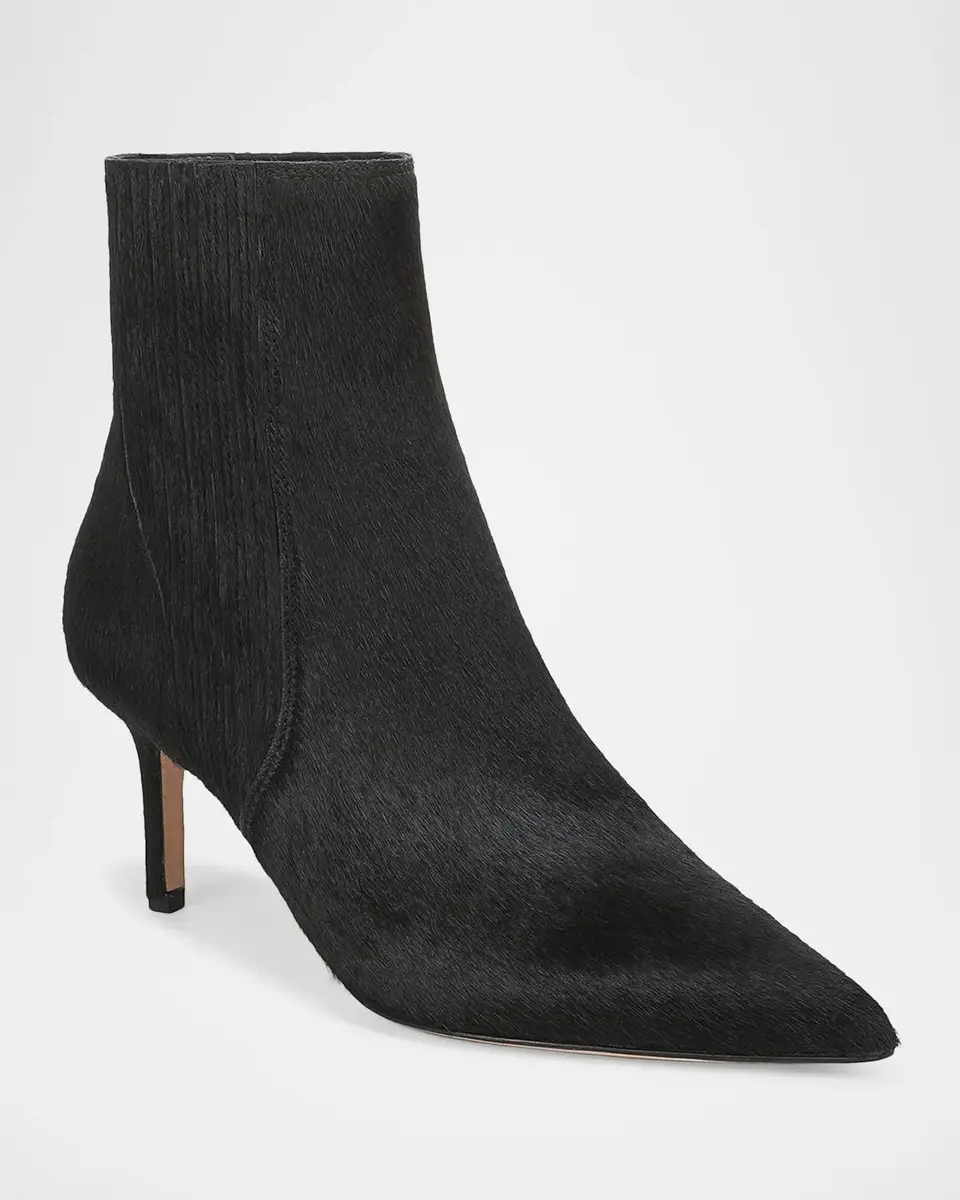 Veronica Beard Lisa 70MM Calf Hair Short Boots | Thumbnail 2 Veronica Beard Lisa 70MM Calf Hair Short Boots | Thumbnail 2