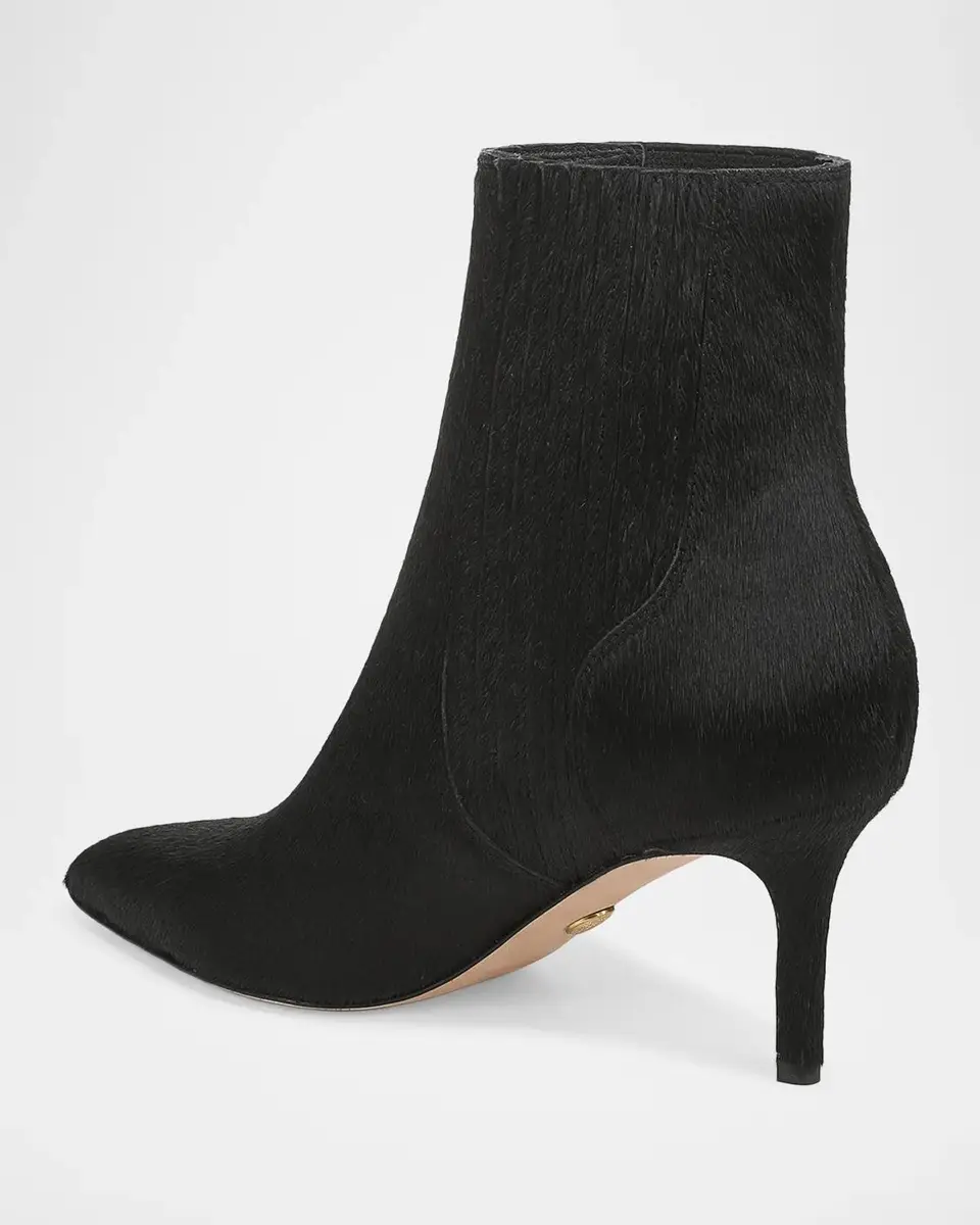 Veronica Beard Lisa 70MM Calf Hair Short Boots | Thumbnail 3 Veronica Beard Lisa 70MM Calf Hair Short Boots | Thumbnail 3