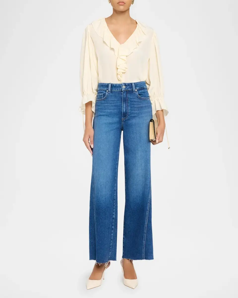PAIGE Anessa 31" Wide-Leg Jeans | Thumbnail 2