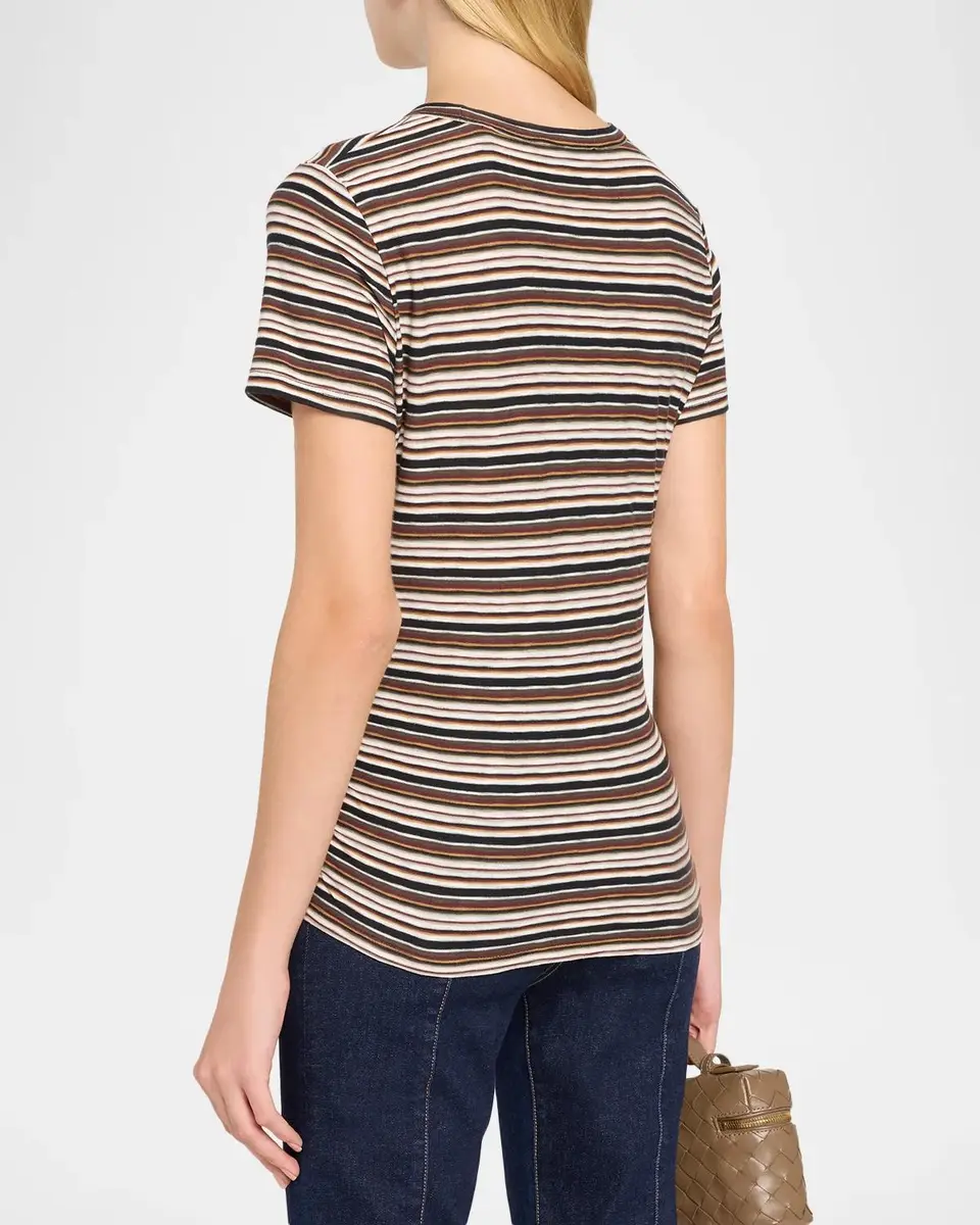 Veronica Beard Remus Striped Tee | Thumbnail 3 Veronica Beard Remus Striped Tee | Thumbnail 3