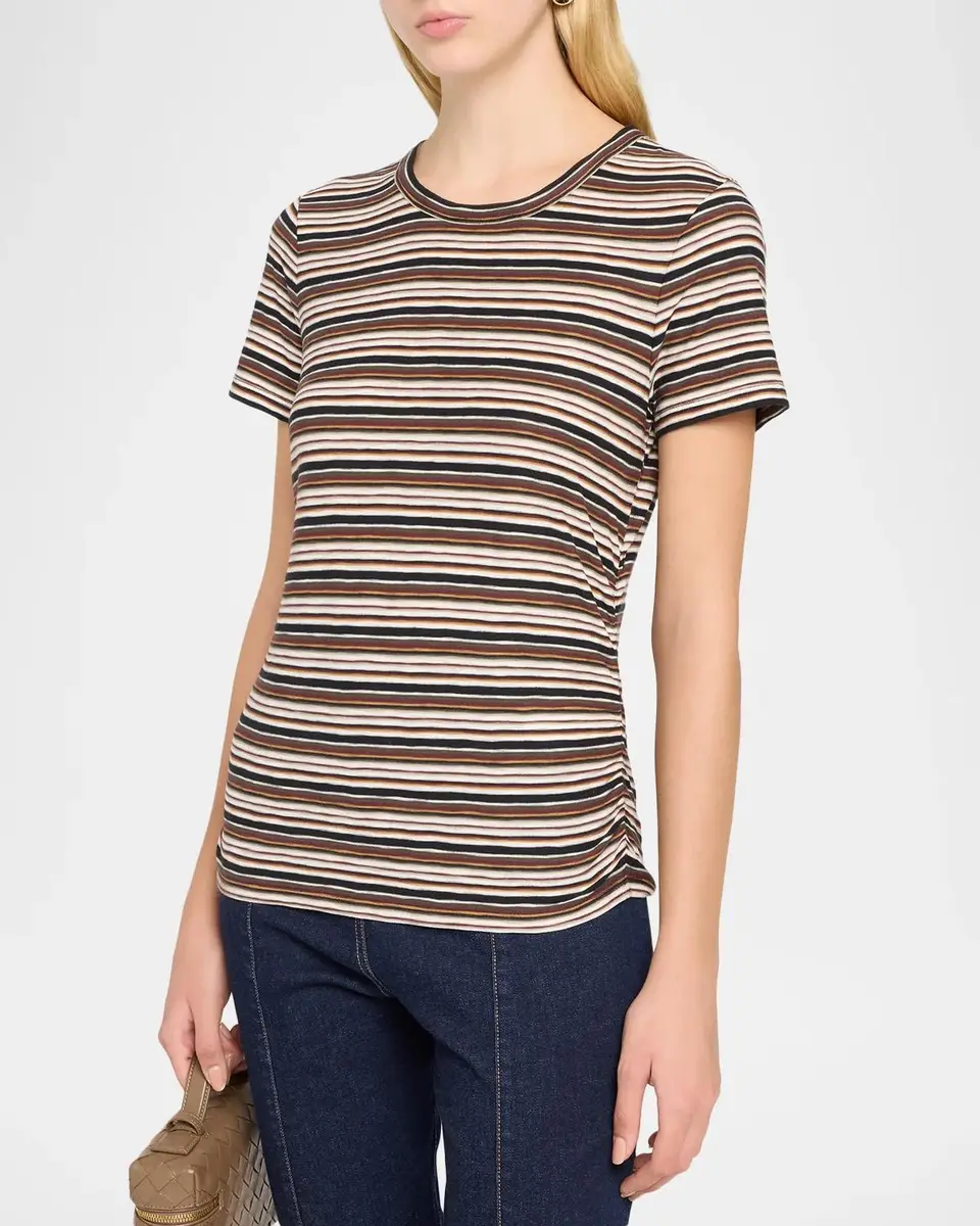 Veronica Beard Remus Striped Tee | Thumbnail 4 Veronica Beard Remus Striped Tee | Thumbnail 4