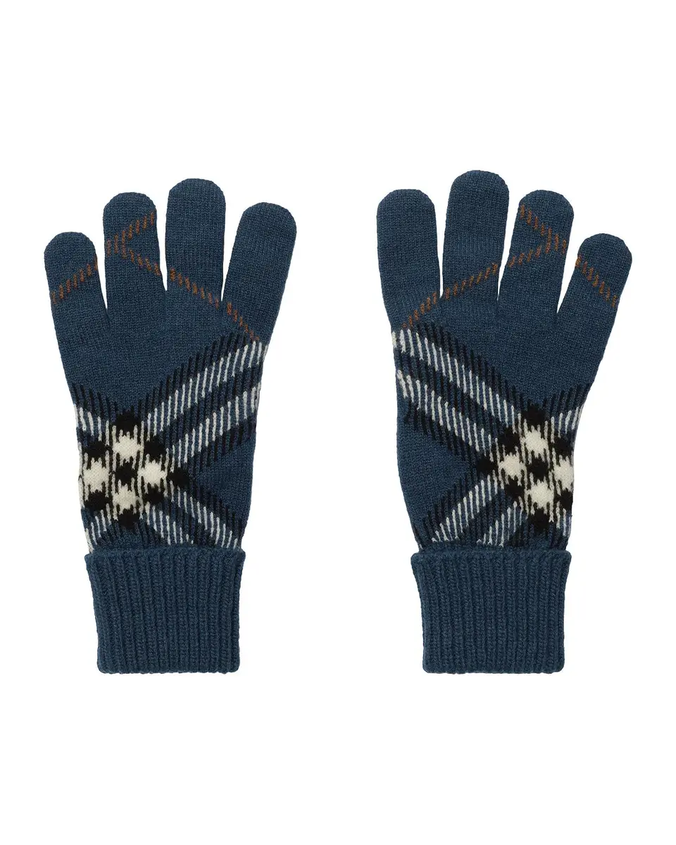 Burberry Check Cashmere-Blend Gloves | Thumbnail 3 Burberry Check Cashmere-Blend Gloves | Thumbnail 3
