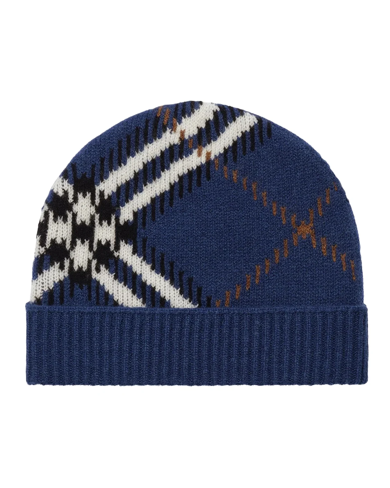 Burberry Men's Check Cashmere-Blend Beanie