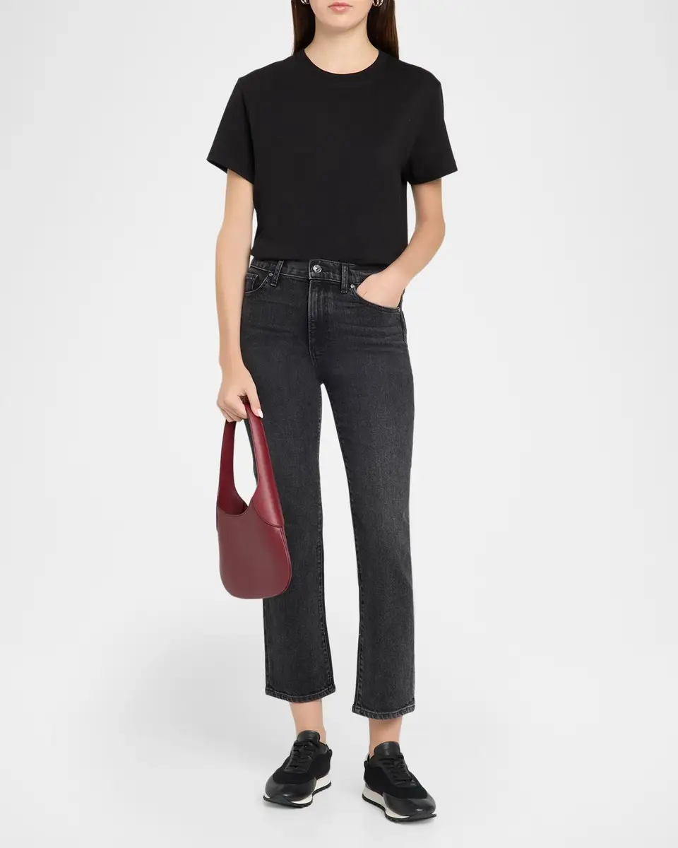 PAIGE Reece High-Rise Crop Bootcut Jeans | Thumbnail 2