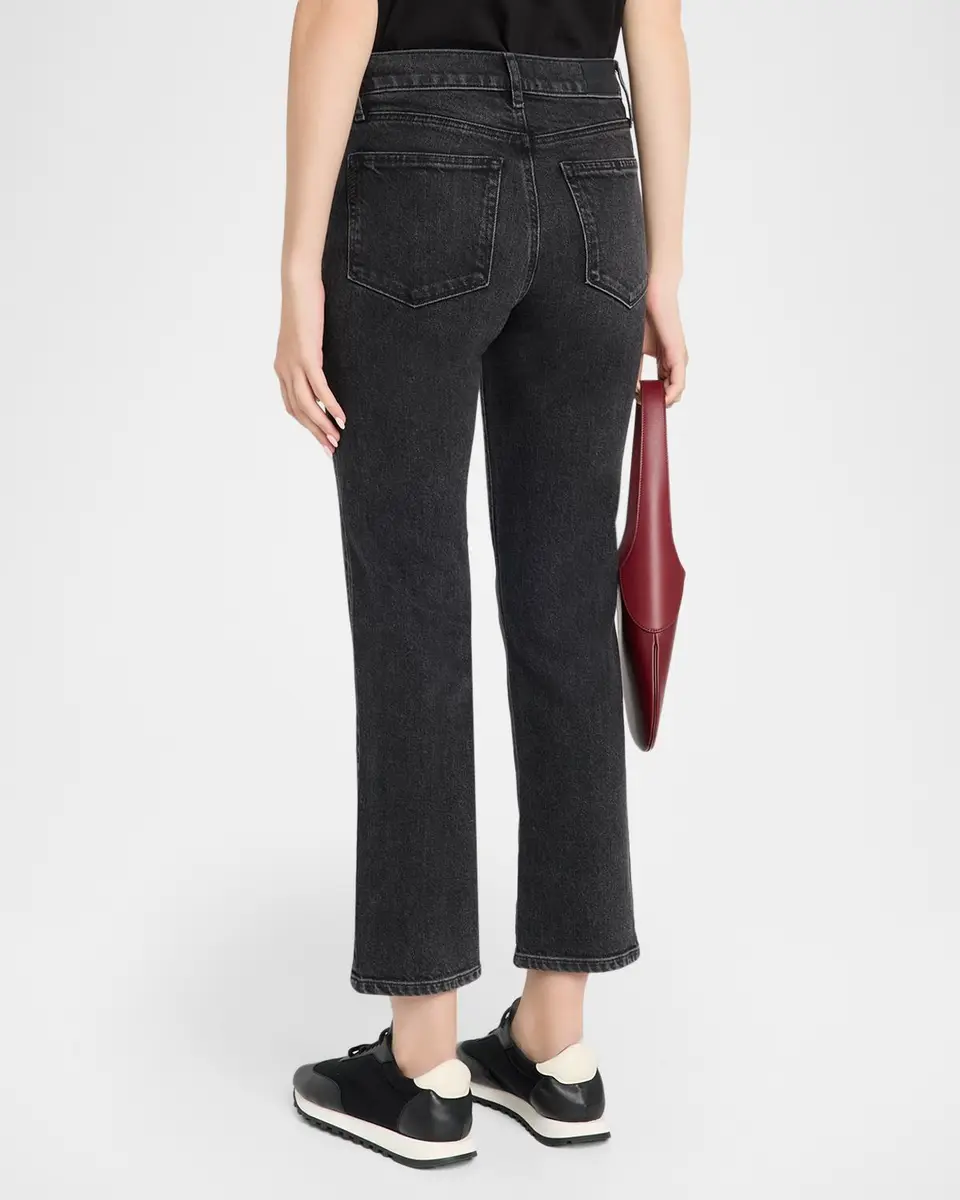 PAIGE Reece High-Rise Crop Bootcut Jeans | Thumbnail 3