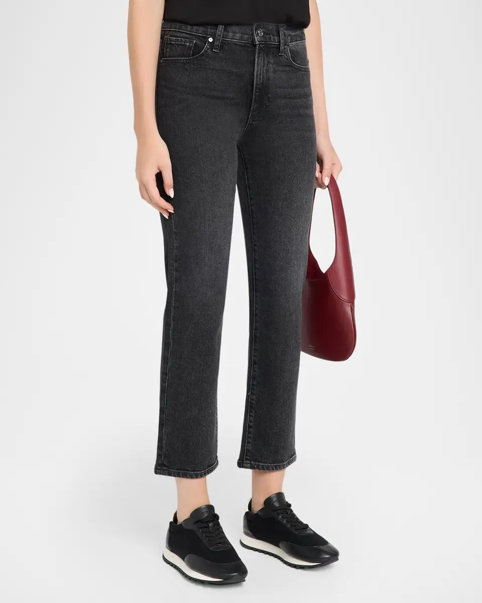 PAIGE Reece High-Rise Crop Bootcut Jeans | Thumbnail 4