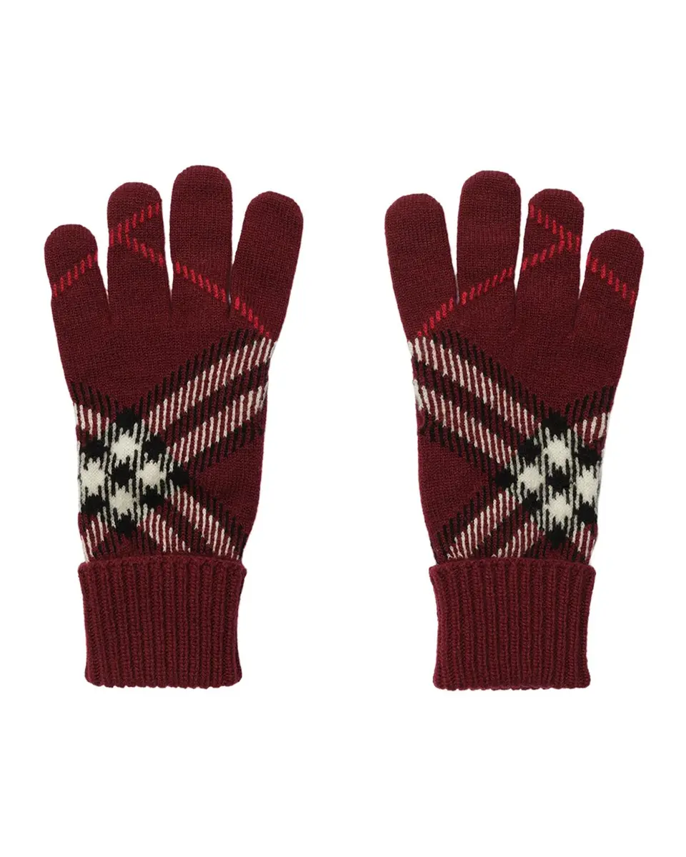 Burberry Heritage Check Cashmere-Blend Gloves | Thumbnail 3 Burberry Heritage Check Cashmere-Blend Gloves | Thumbnail 3