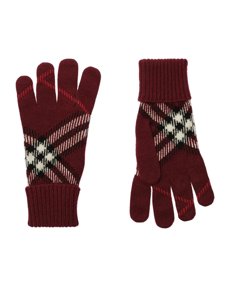 Burberry Heritage Check Cashmere-Blend Gloves | Thumbnail 4 Burberry Heritage Check Cashmere-Blend Gloves | Thumbnail 4