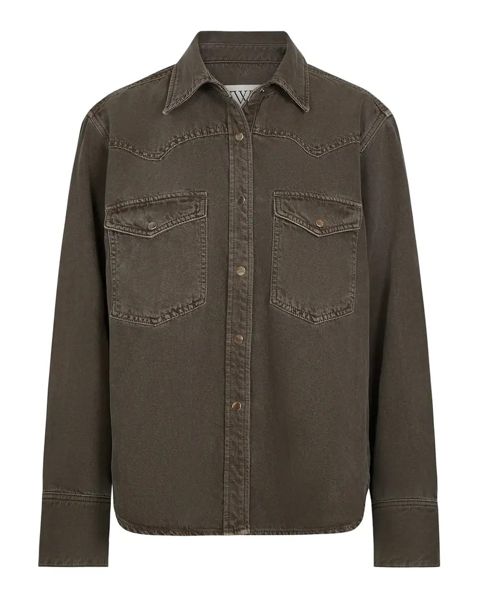 TWP Yellowstone Cotton Denim Shirt | Thumbnail 2 TWP Yellowstone Cotton Denim Shirt | Thumbnail 2