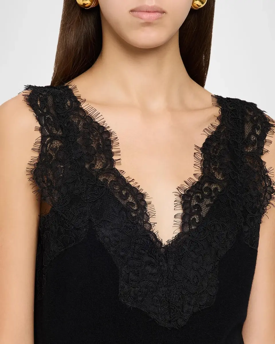 Simkhai Zinnia Lace-Trim Maxi Dress | Thumbnail 5 Simkhai Zinnia Lace-Trim Maxi Dress | Thumbnail 5