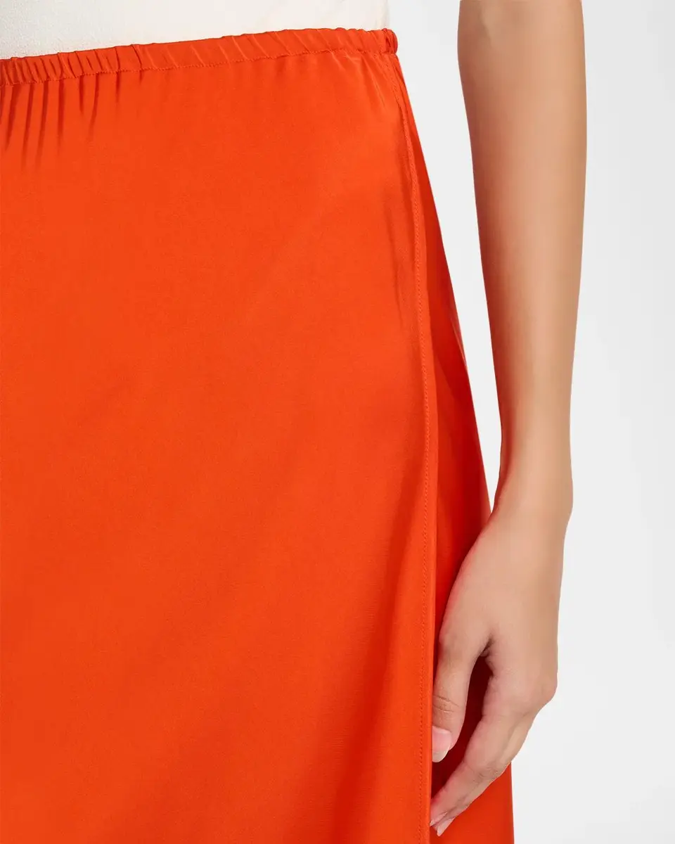 Vince Pull-On Satin Slip Skirt | Thumbnail 5