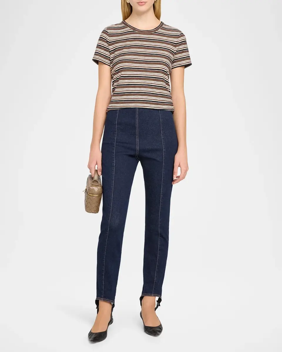 Veronica Beard Lydia High-Rise Stirrup Jeans | Thumbnail 2 Veronica Beard Lydia High-Rise Stirrup Jeans | Thumbnail 2