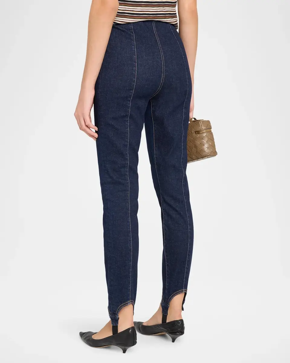 Veronica Beard Lydia High-Rise Stirrup Jeans | Thumbnail 3 Veronica Beard Lydia High-Rise Stirrup Jeans | Thumbnail 3