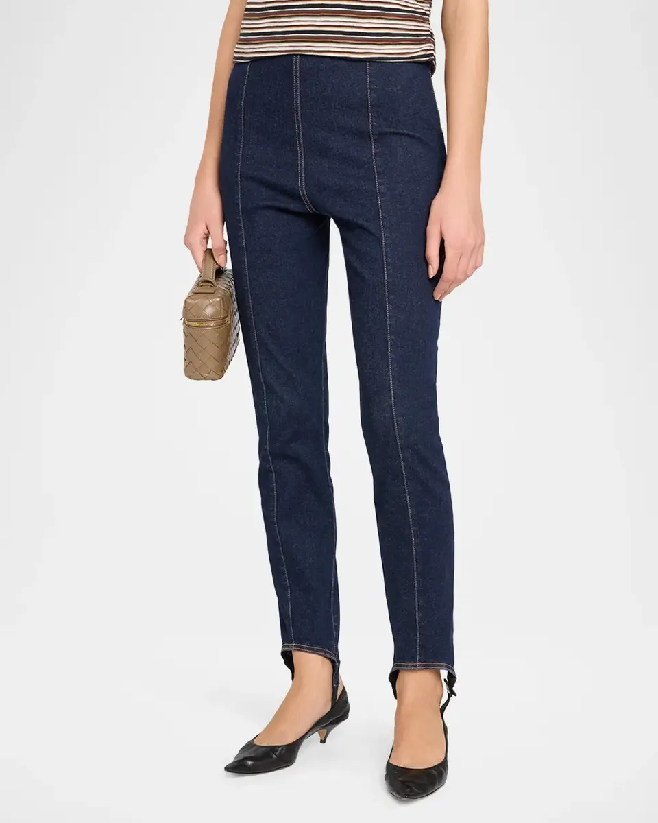 Veronica Beard Lydia High-Rise Stirrup Jeans | Thumbnail 4 Veronica Beard Lydia High-Rise Stirrup Jeans | Thumbnail 4