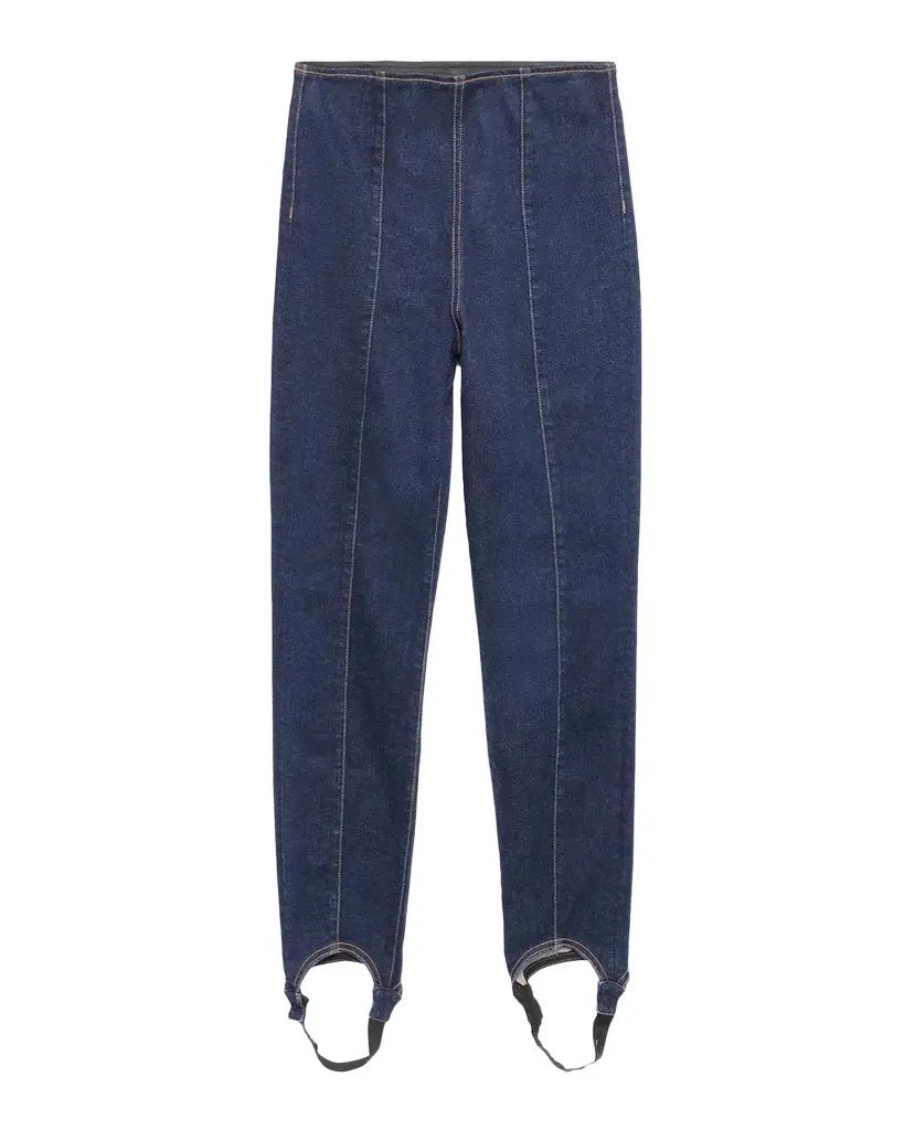 Veronica Beard Lydia High-Rise Stirrup Jeans