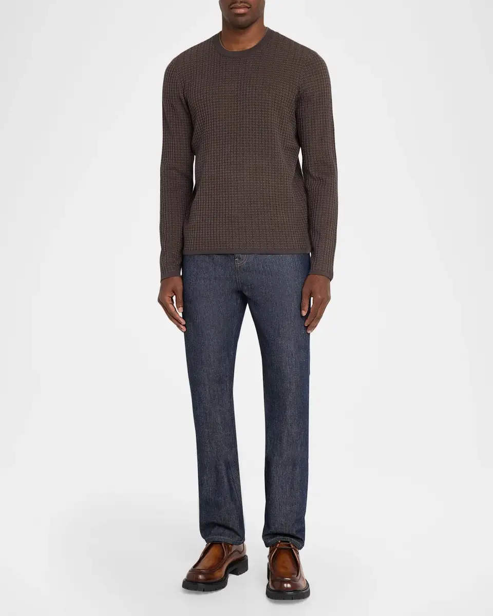 rag & bone Men's Harvey Textured Knit Crewneck Top | Thumbnail 2 rag & bone Men's Harvey Textured Knit Crewneck Top | Thumbnail 2