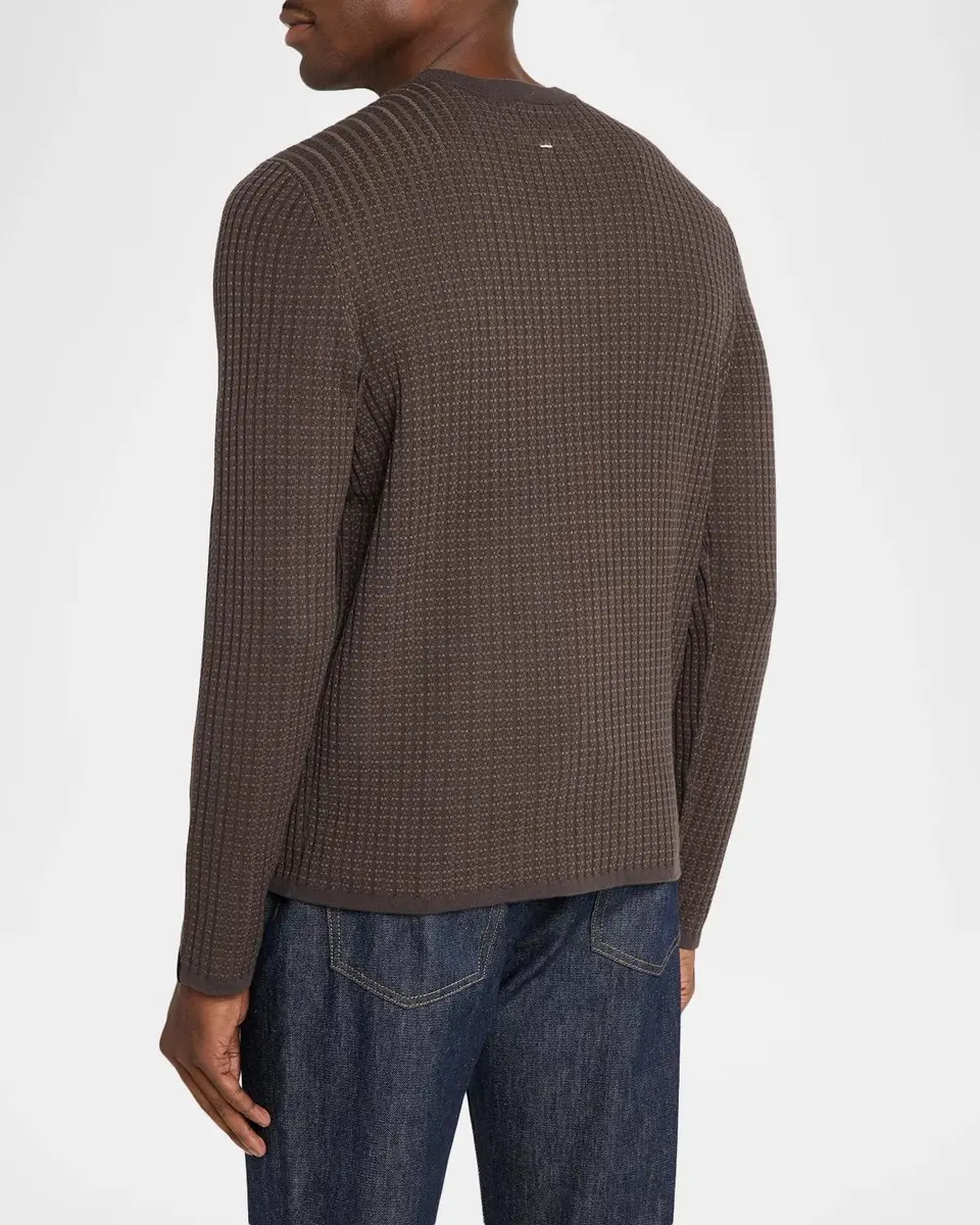 rag & bone Men's Harvey Textured Knit Crewneck Top | Thumbnail 3 rag & bone Men's Harvey Textured Knit Crewneck Top | Thumbnail 3