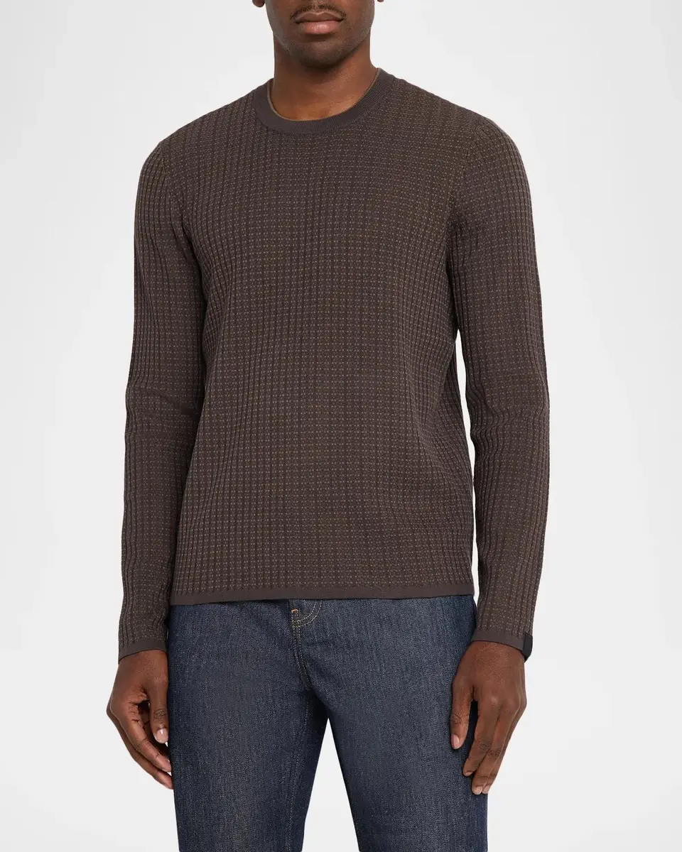 rag & bone Men's Harvey Textured Knit Crewneck Top | Thumbnail 4 rag & bone Men's Harvey Textured Knit Crewneck Top | Thumbnail 4