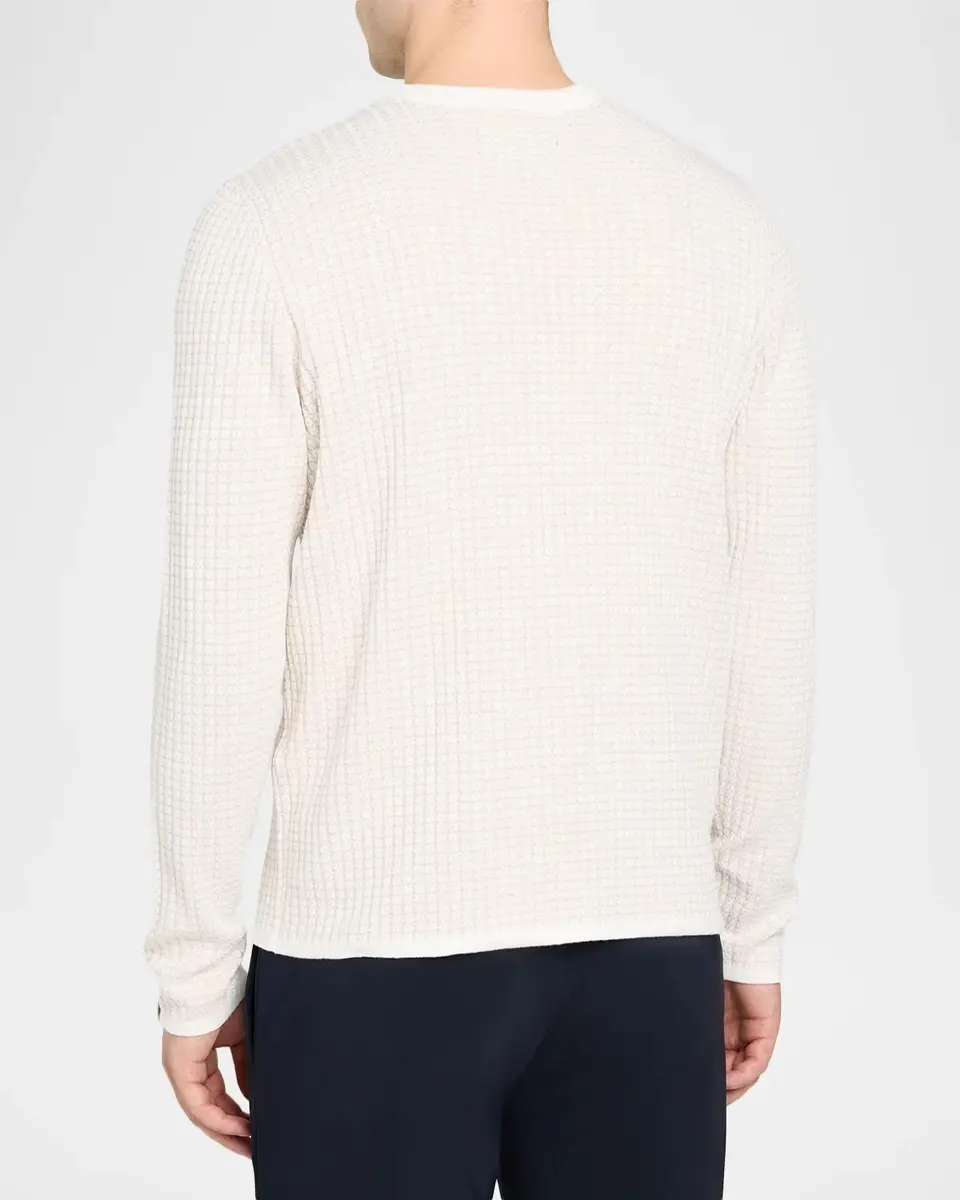 rag & bone Men's Harvey Textured Knit Crewneck Top | Thumbnail 3 rag & bone Men's Harvey Textured Knit Crewneck Top | Thumbnail 3