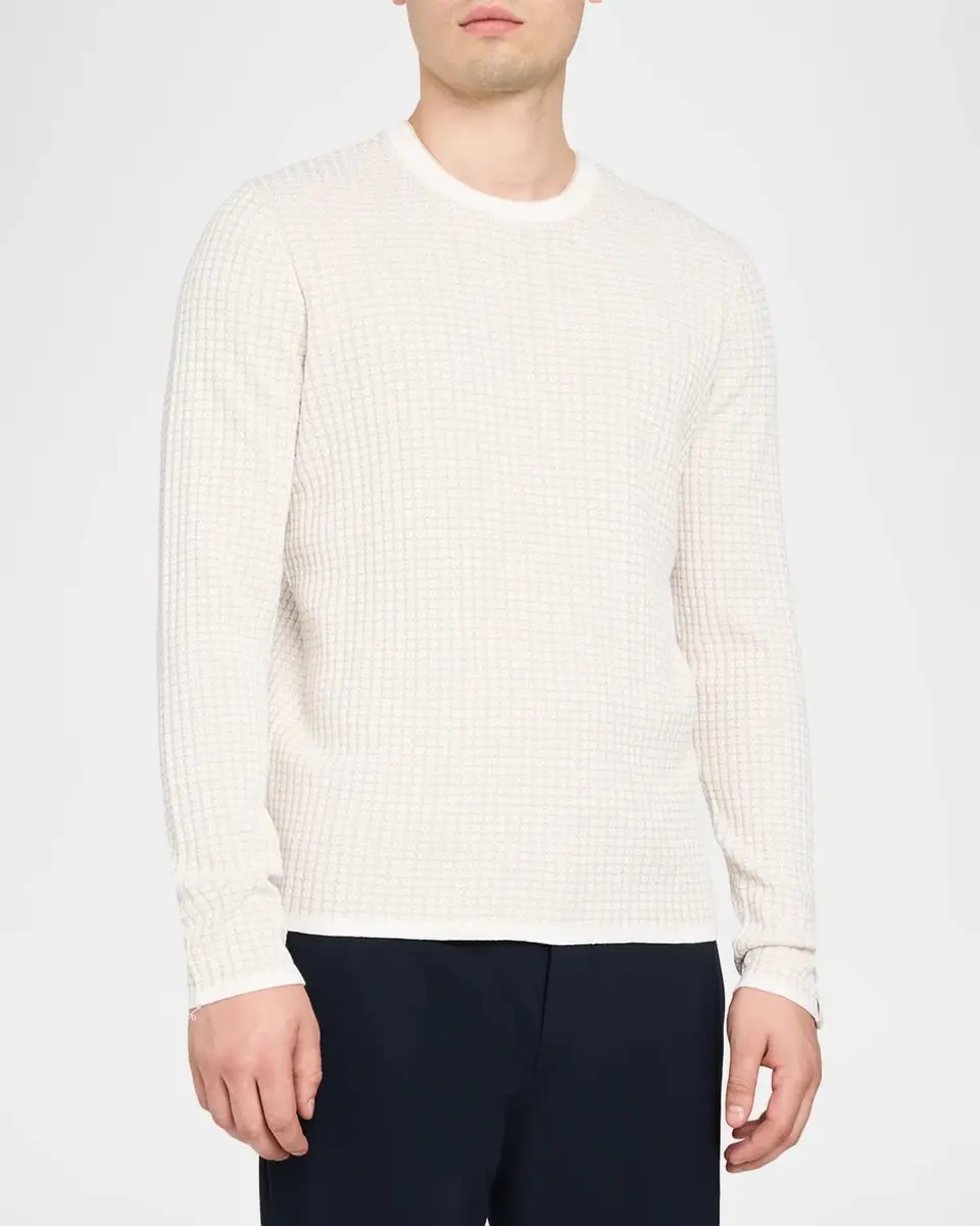 rag & bone Men's Harvey Textured Knit Crewneck Top | Thumbnail 4 rag & bone Men's Harvey Textured Knit Crewneck Top | Thumbnail 4