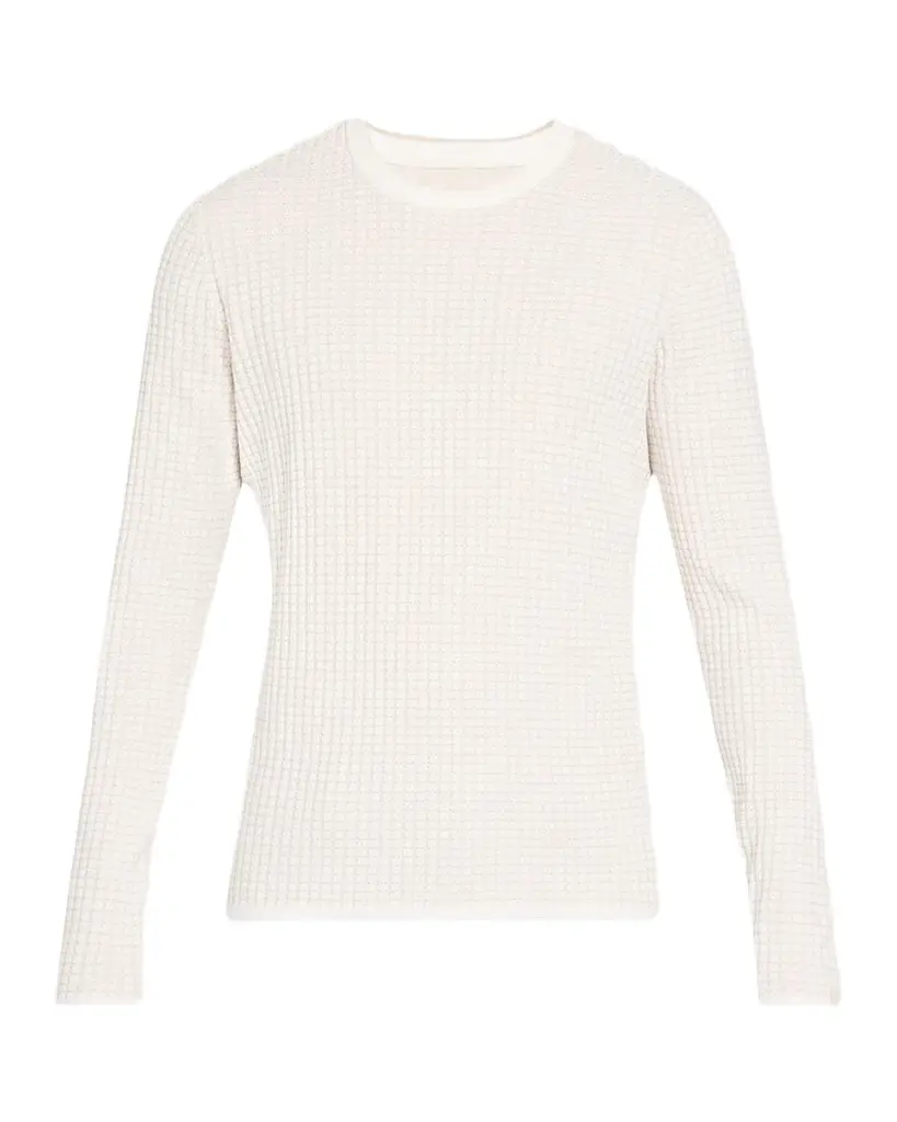 Men's Harvey Textured Knit Crewneck Top Men's Harvey Textured Knit Crewneck Top