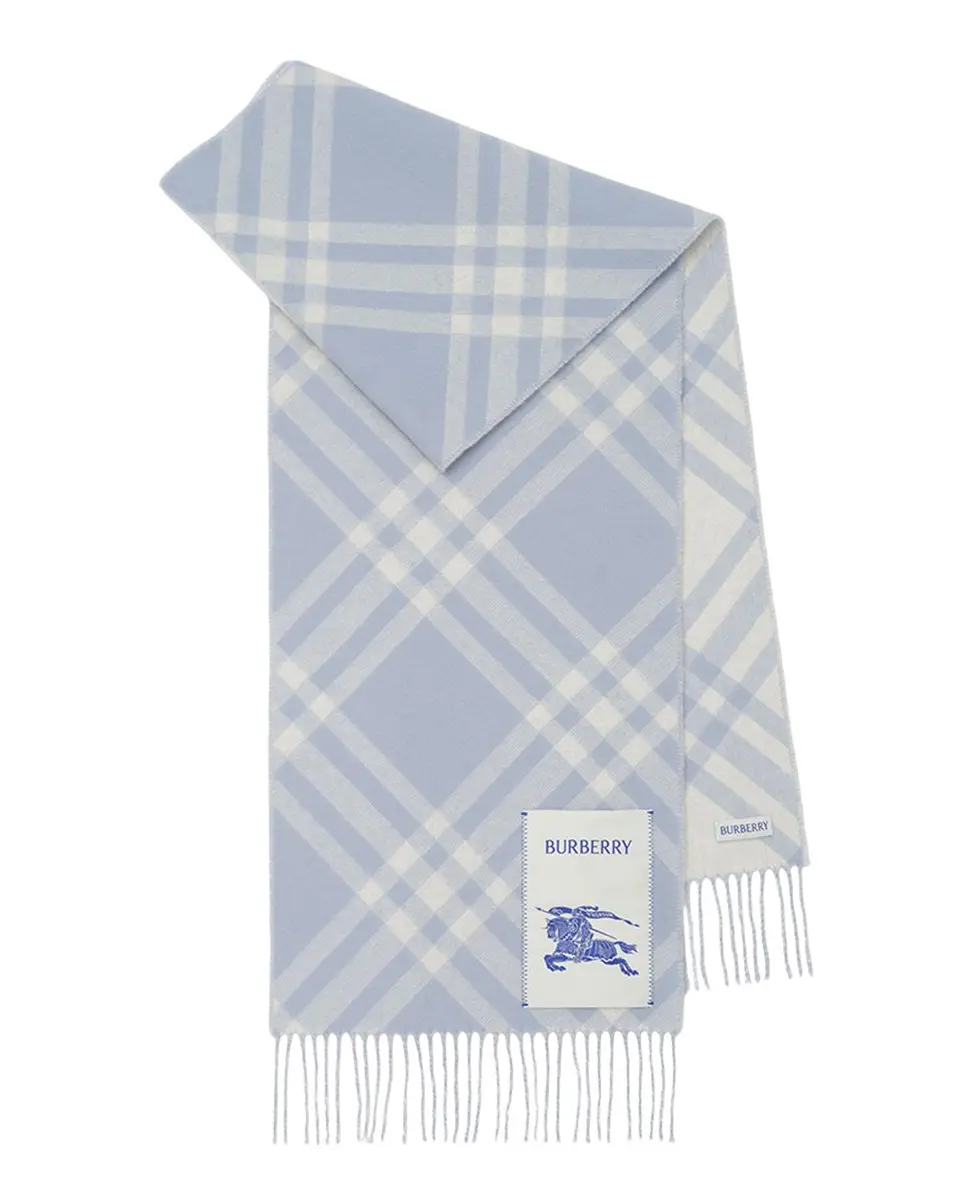 Burberry Double-Faced Cashmere Check Scarf | Thumbnail 3