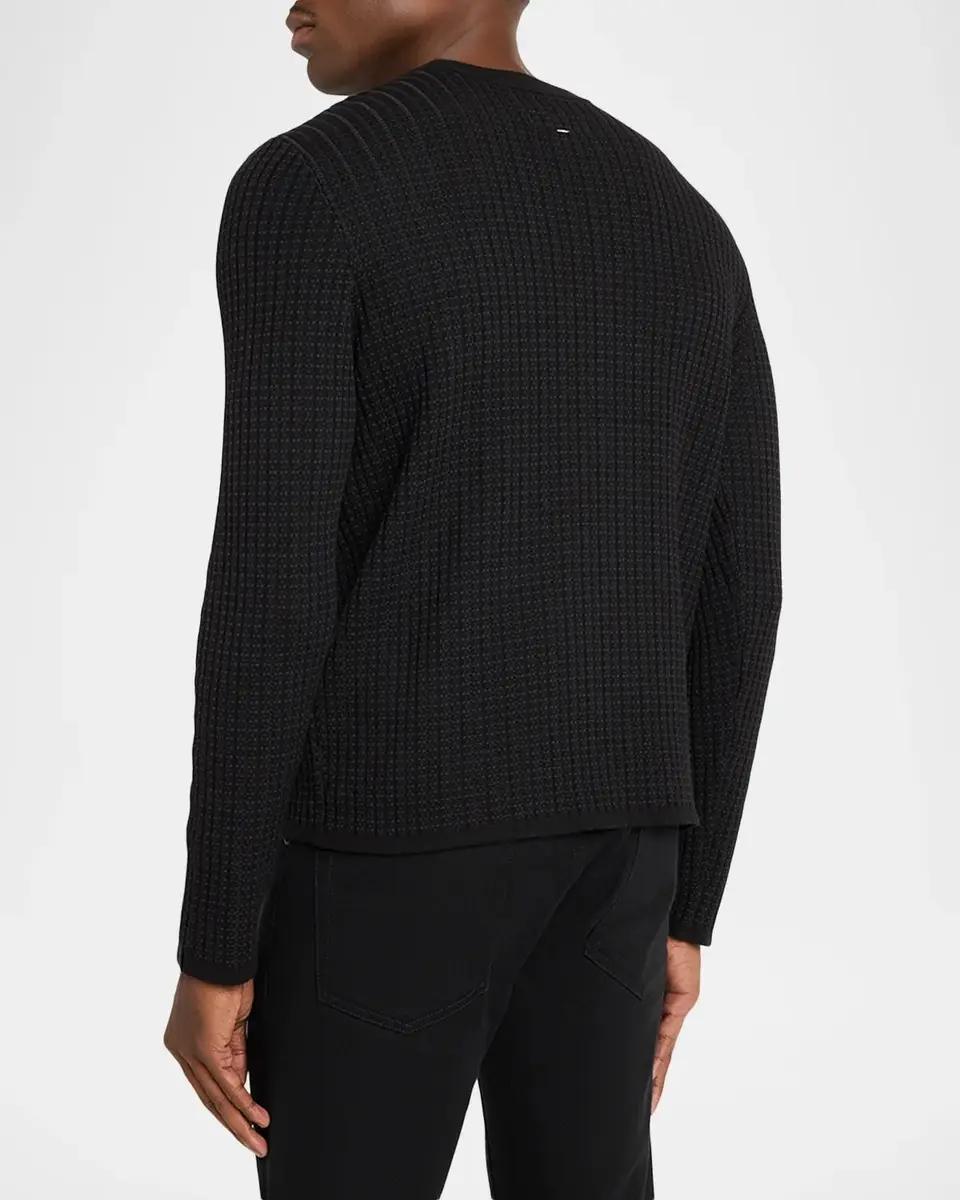 rag & bone Men's Harvey Textured Knit Crewneck Top | Thumbnail 3 rag & bone Men's Harvey Textured Knit Crewneck Top | Thumbnail 3
