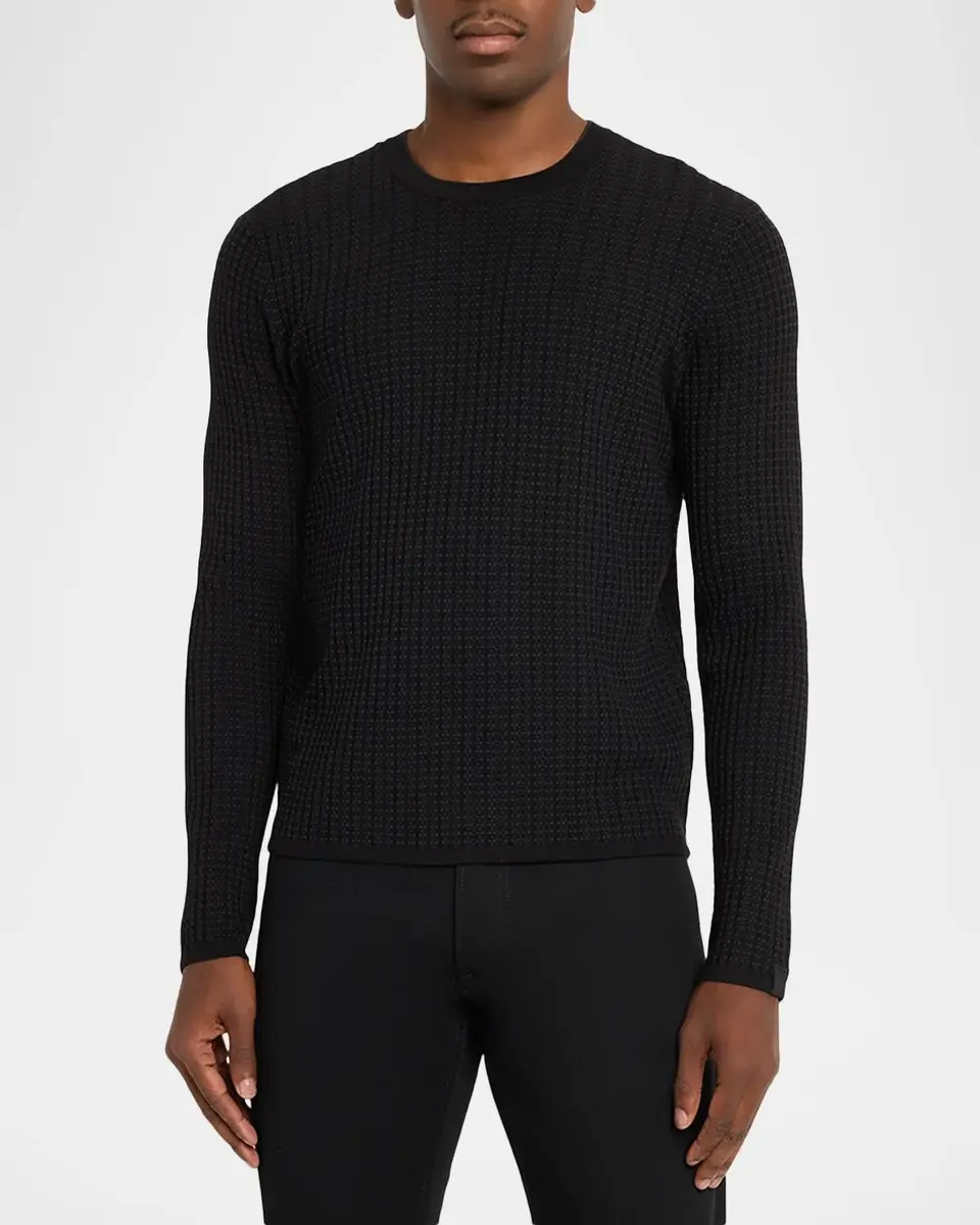 rag & bone Men's Harvey Textured Knit Crewneck Top | Thumbnail 4 rag & bone Men's Harvey Textured Knit Crewneck Top | Thumbnail 4